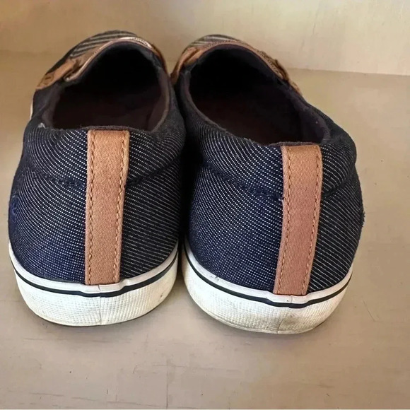 Grasshoppers Blue and White Casual Flats - Picture 3 of 8